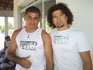 Kim e Bagueta, que desenvolve um trabalho em Beberibe, Fortaleza-CE