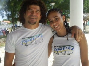 Kim e Ninja, que desenvolve um trabalho no Serviluz, Fortaleza-CE
