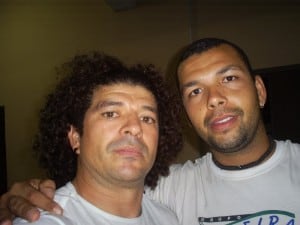 Kim e Peba, que desenvolve um trabalho em Recife-PE