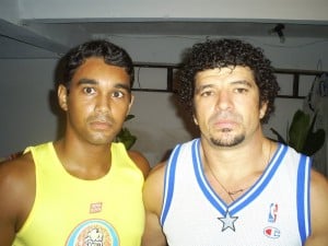 Kim e Saulo, que desenvolve um trabalho em Recife-PE