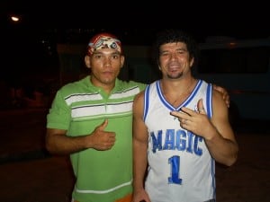 Kim e Spiff, que desenvolve um trabalho na Jurema, Fortaleza-CE